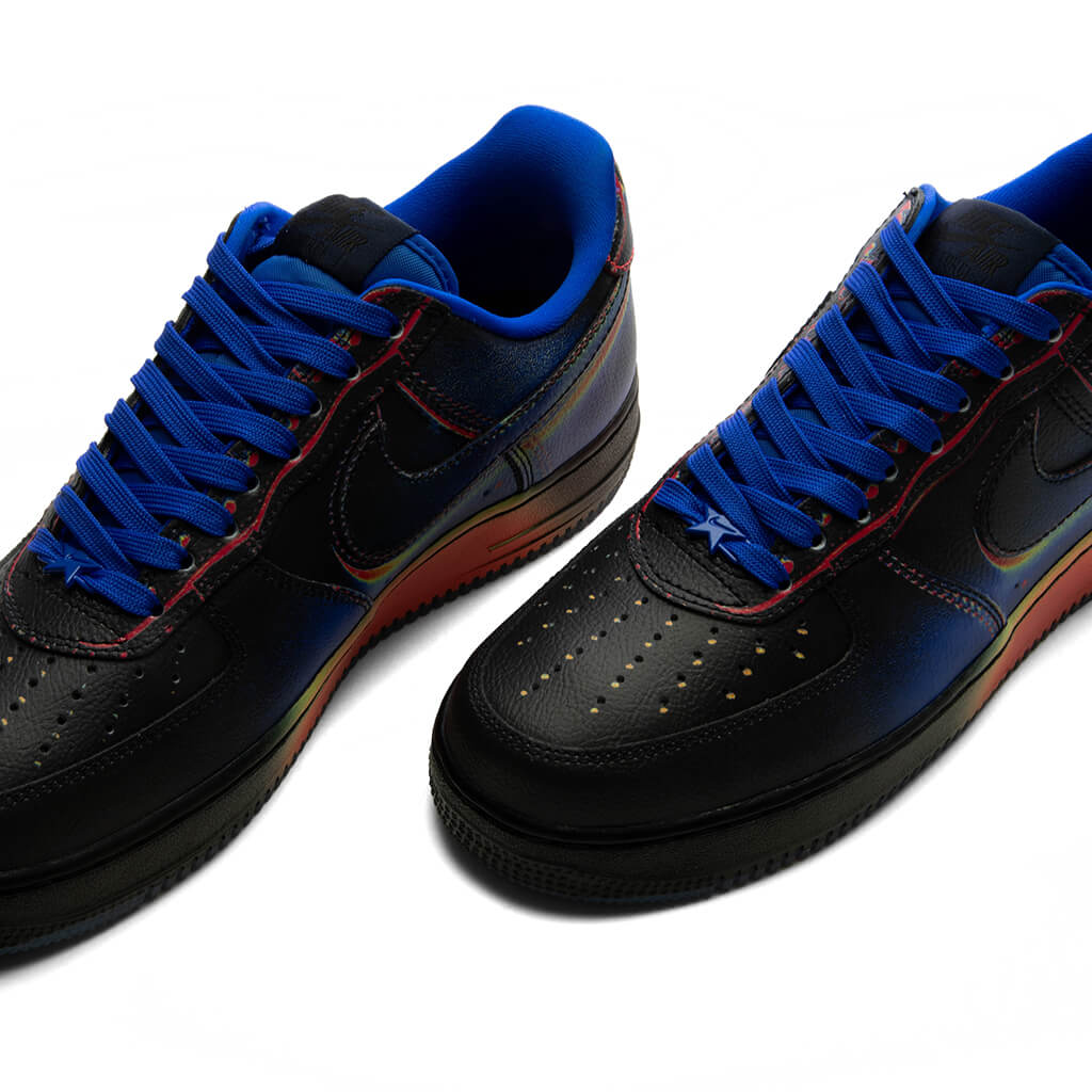 Air Force 1 Low Retro 'Heat Map' - Black/Racer Blue/Volt Ice/Bright Crimson Nike