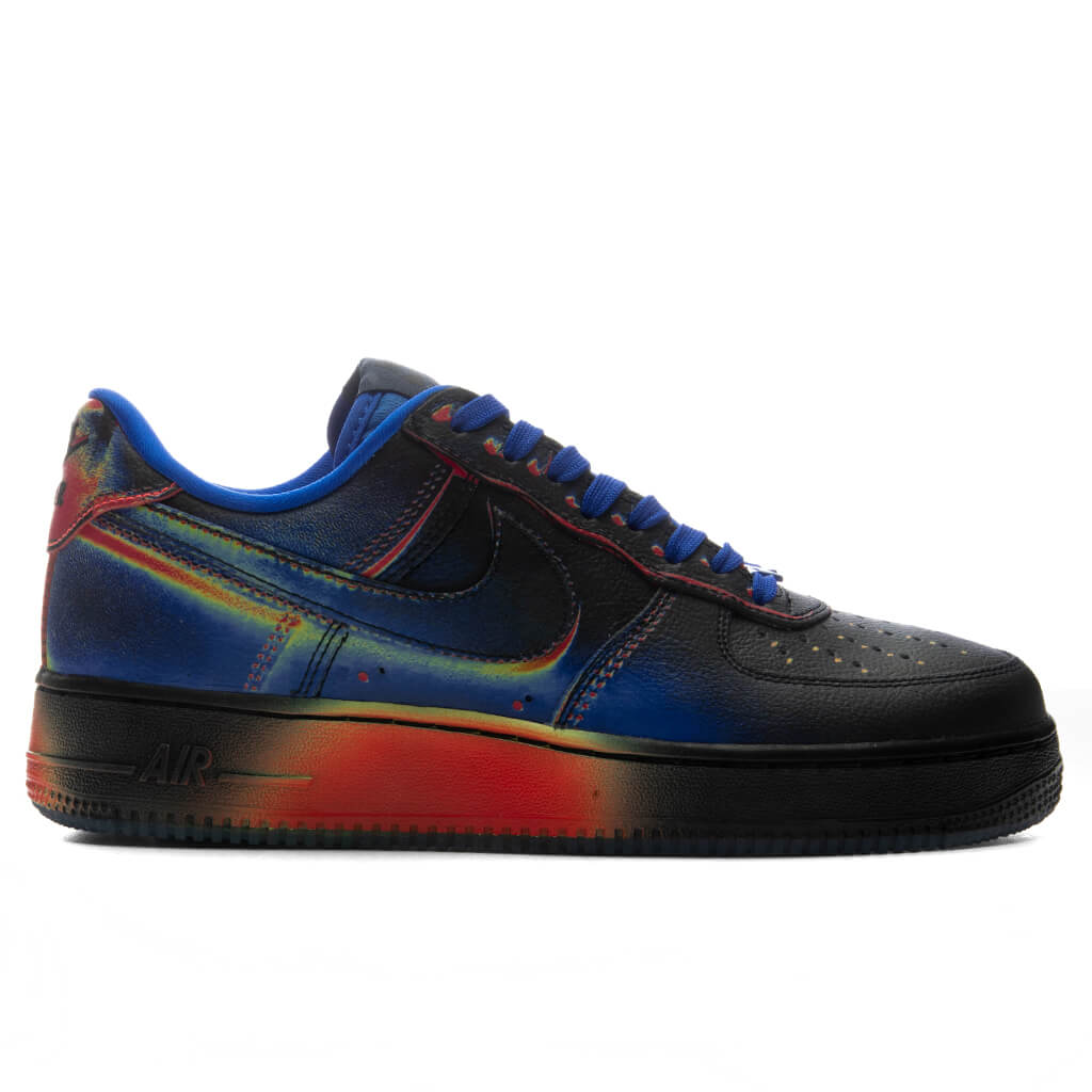 Air Force 1 Low Retro 'Heat Map' - Black/Racer Blue/Volt Ice/Bright Crimson Nike