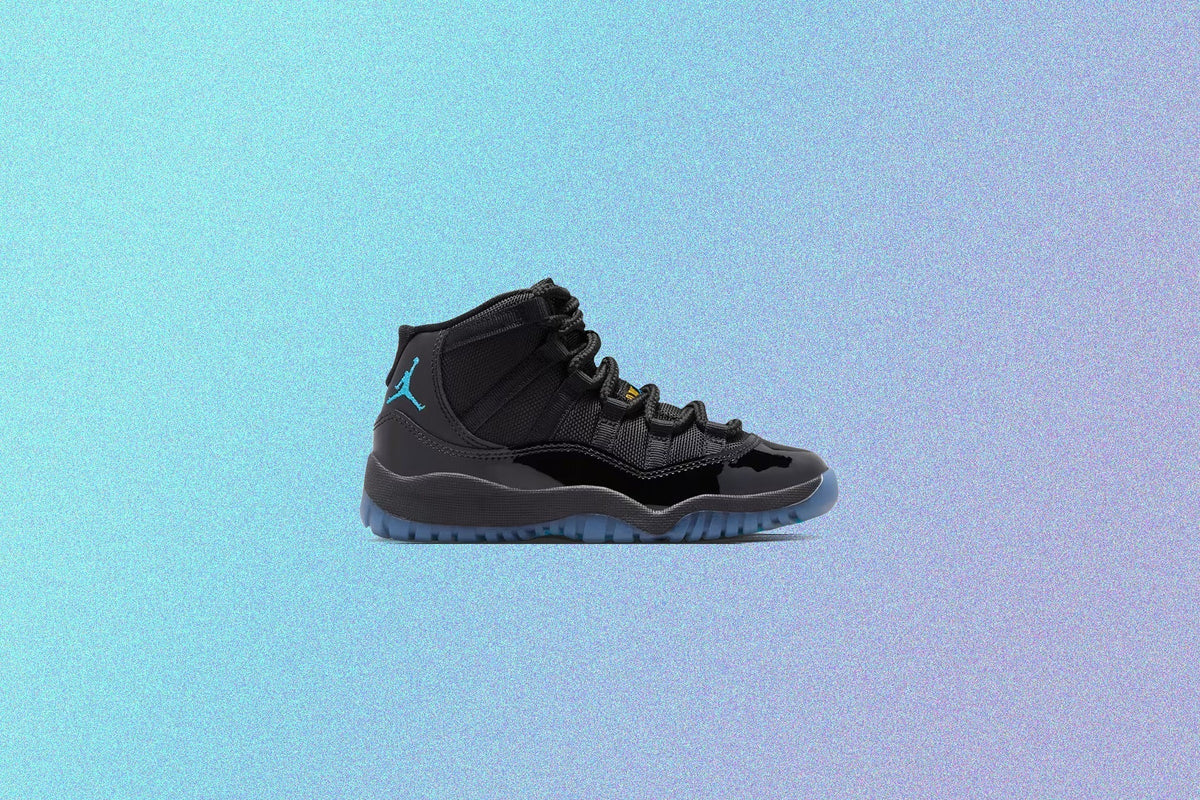 Air Jordan 11 Retro 'Gamma' (PS) - Black/Gamma Blue/Varsity Maize Jordan
