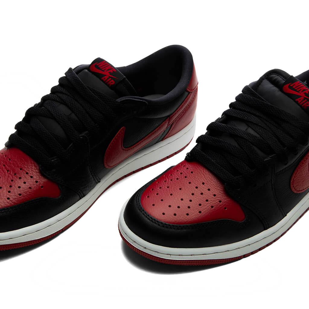 Air Jordan 1 Retro Low OG 'Banned' - Black/Varsity Red/Summit White Jordan