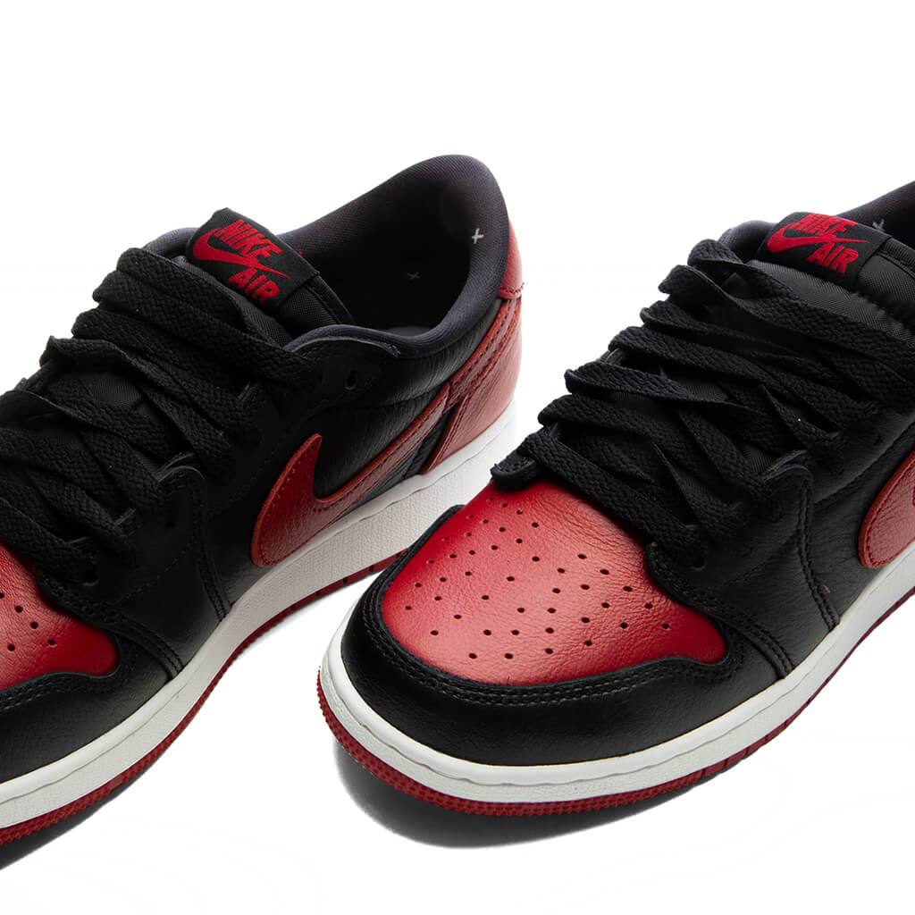Air Jordan 1 Retro Low OG 'Banned' (GS) - Black/Varsity Red/Summit White Jordan
