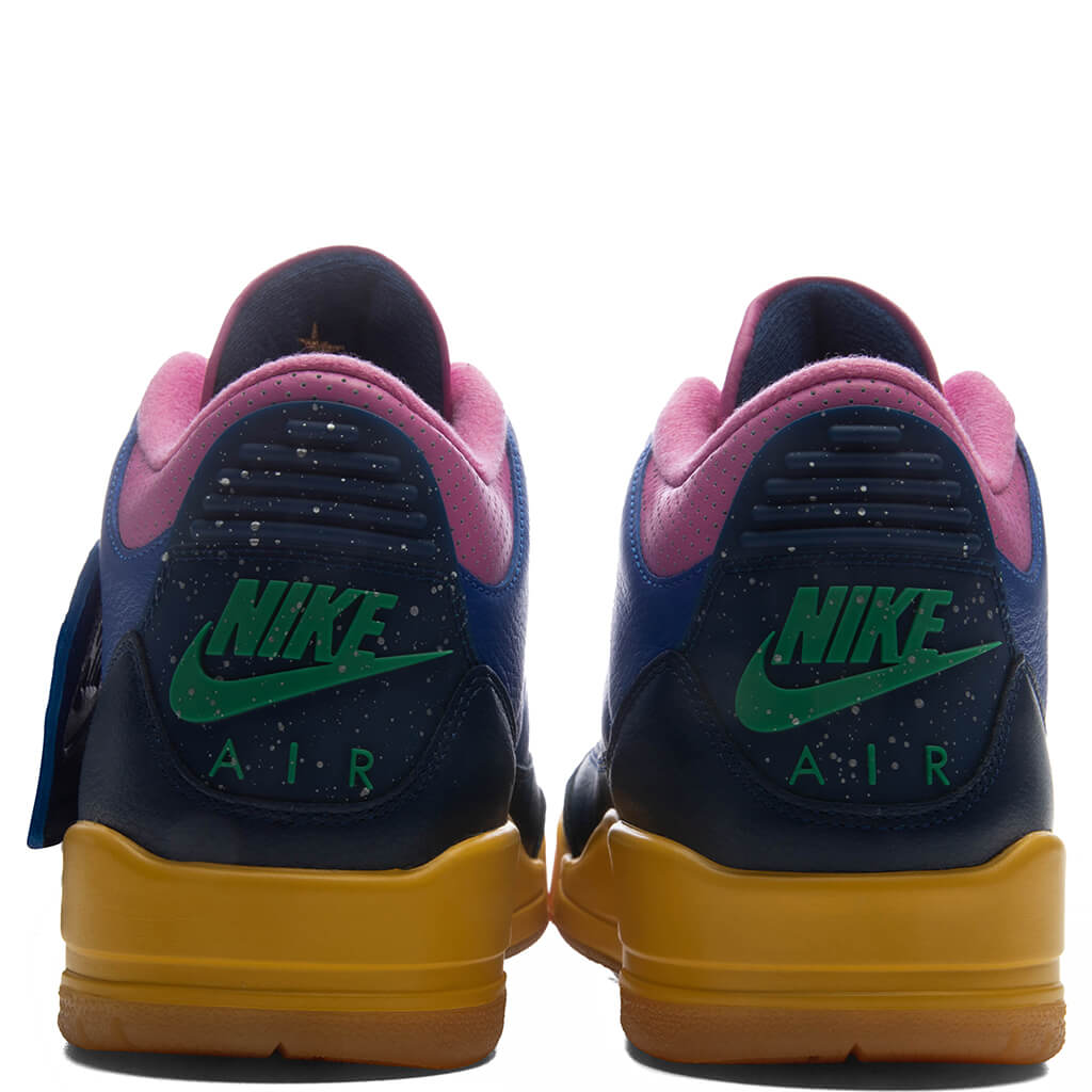 Air Jordan 3 Retro OG 'Brazil' - Racer Blue/Lucky Green/Blue Void Jordan