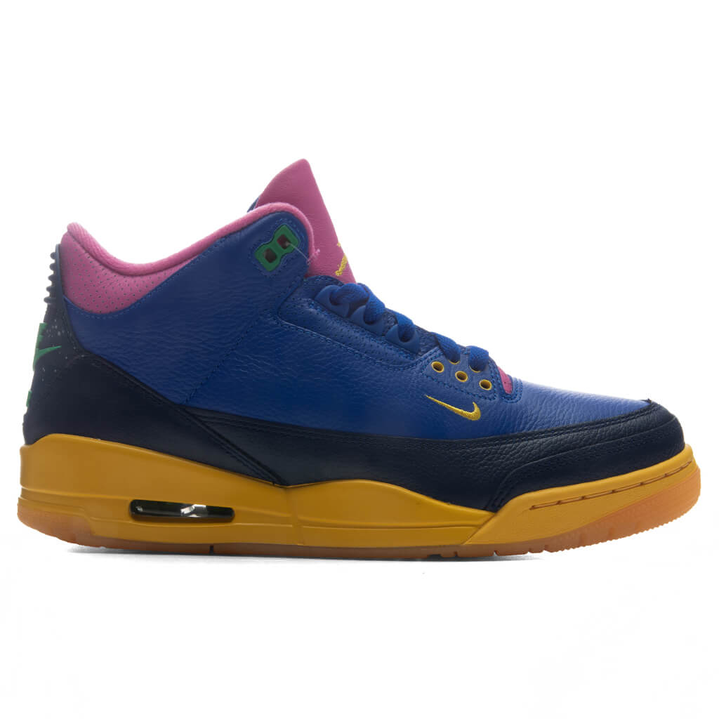 Air Jordan 3 Retro OG 'Brazil' - Racer Blue/Lucky Green/Blue Void Jordan
