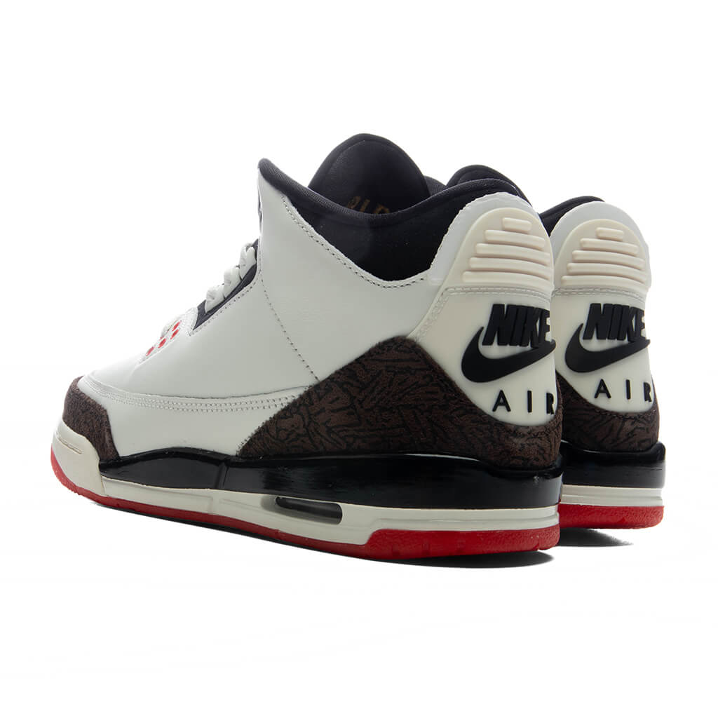 Air Jordan 3 Retro OG 'World's Best Dad' (GS) - Sail/Black/University Red/Pale Ivory Jordan