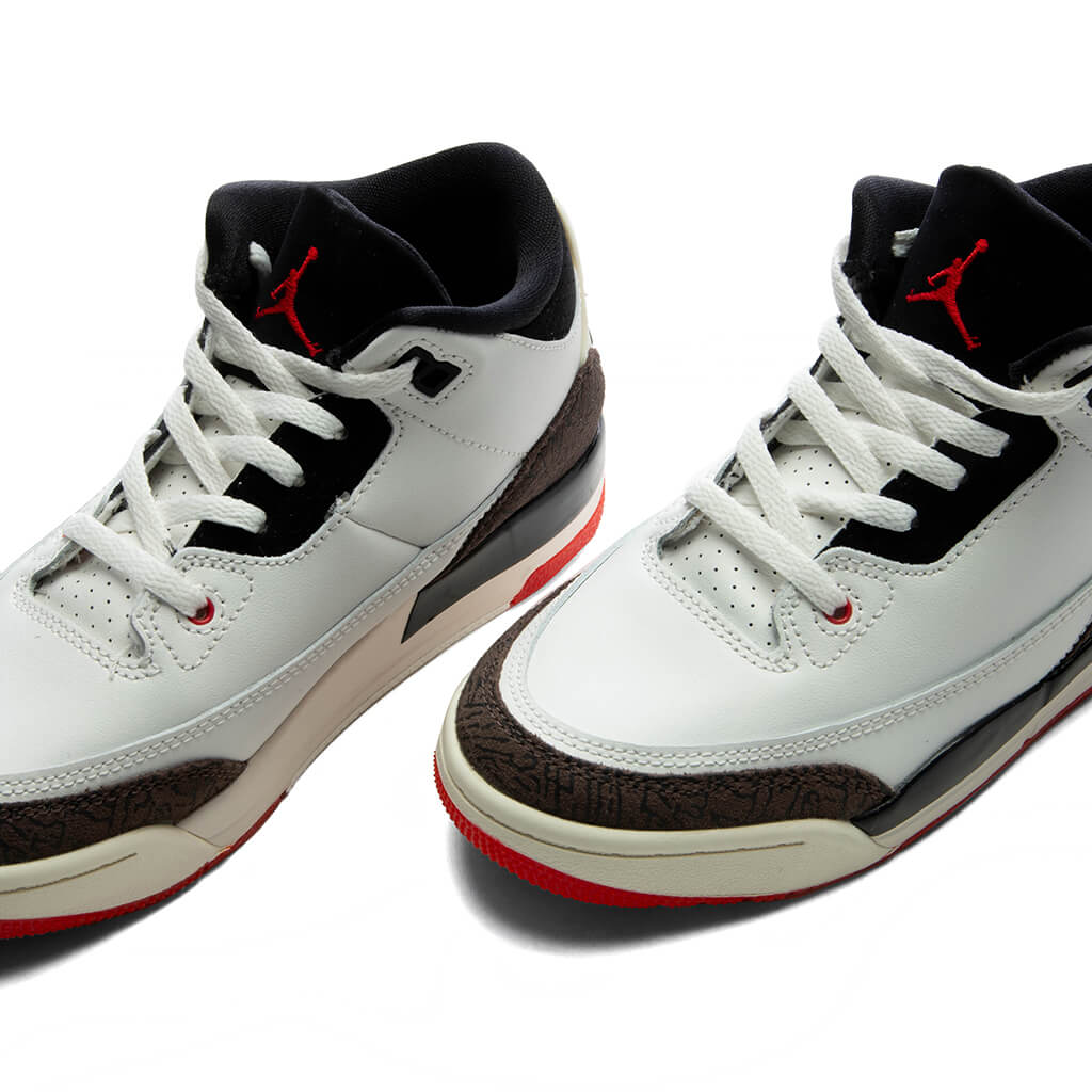 Air Jordan 3 Retro OG 'World's Best Dad' (PS) - Sail/Black/University Red/Pale Ivory Jordan