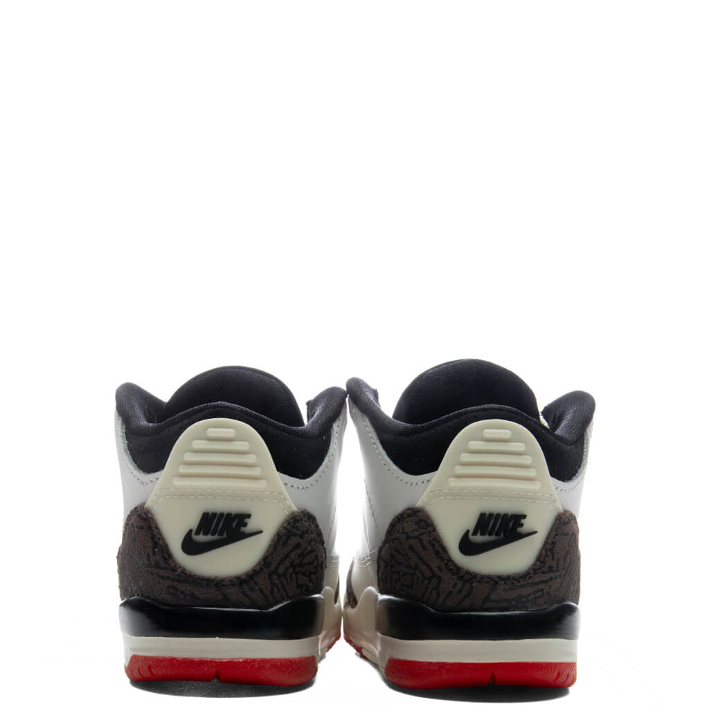 Air Jordan 3 Retro OG 'World's Best Dad' (TD) - Sail/Black/University Red/Pale Ivory Jordan
