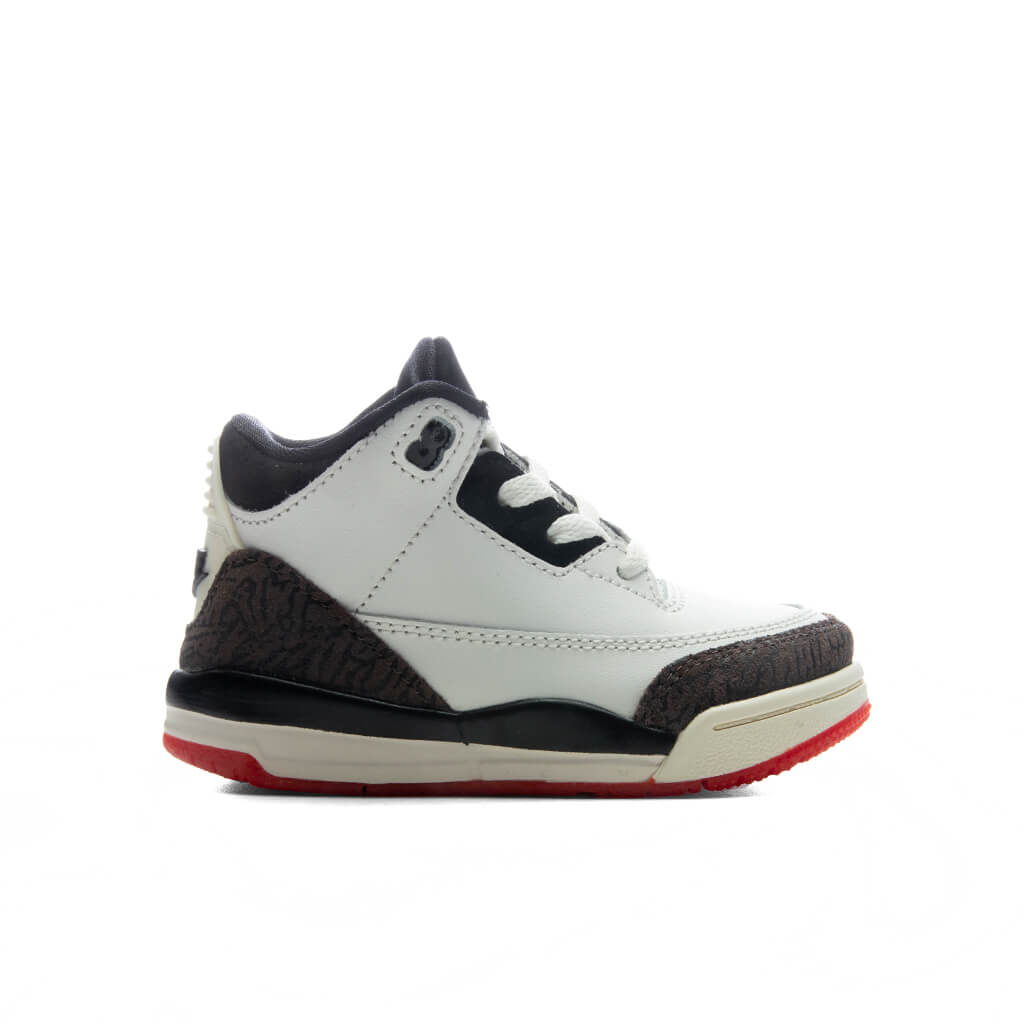 Air Jordan 3 Retro OG 'World's Best Dad' (TD) - Sail/Black/University Red/Pale Ivory Jordan