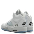Air Jordan 5 Retro 'White Metallic' - White/Black/Metallic Silver Jordan