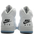Air Jordan 5 Retro 'White Metallic' - White/Black/Metallic Silver Jordan