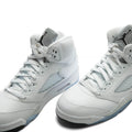 Air Jordan 5 Retro 'White Metallic' - White/Black/Metallic Silver Jordan