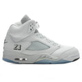 Air Jordan 5 Retro 'White Metallic' - White/Black/Metallic Silver Jordan