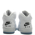 Air Jordan 5 Retro 'White Metallic' (GS) - White/Black/Metallic Silver Jordan
