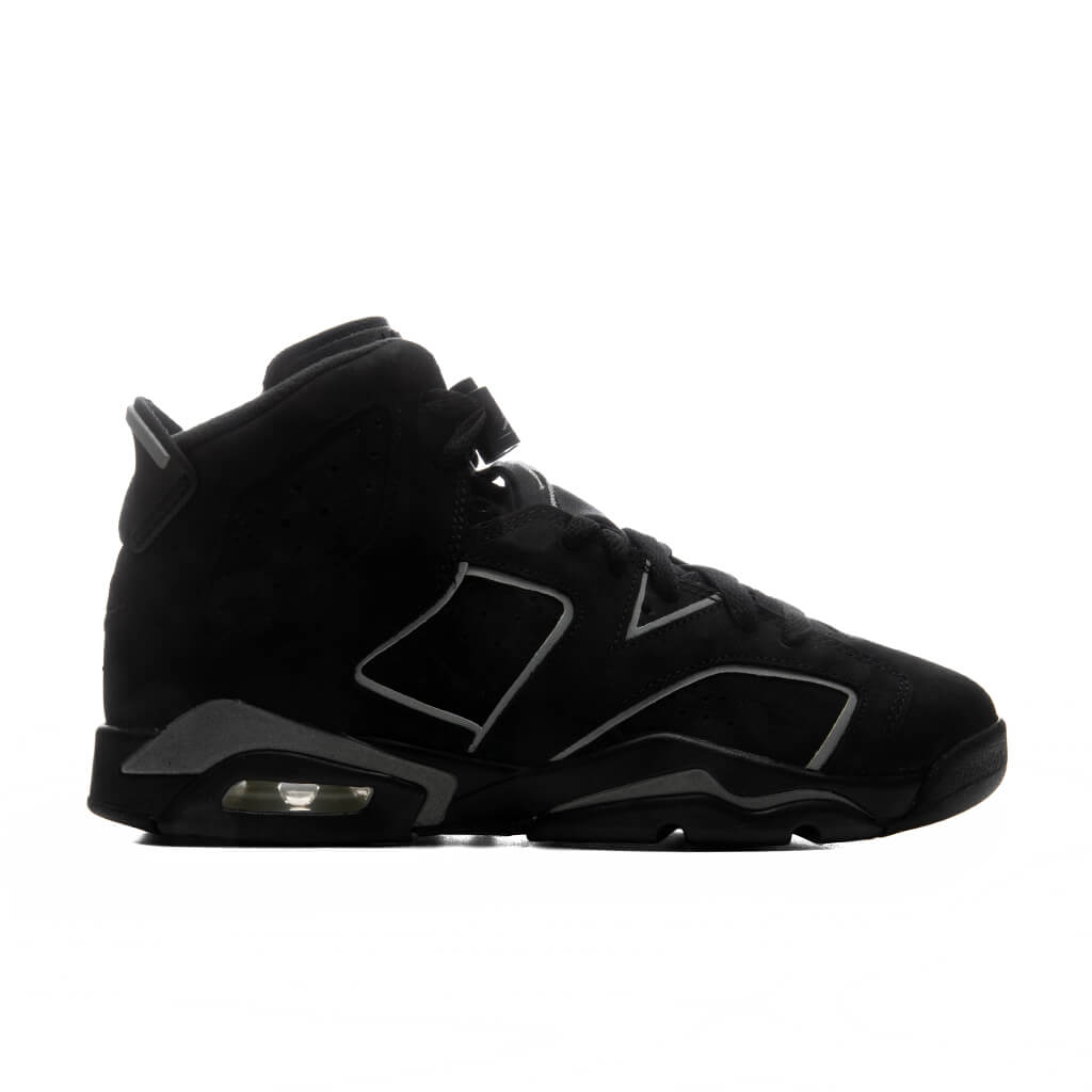 Air Jordan 6 Retro 'Cap and Gown' (GS) - Black/Reflect Silver/Black Jordan