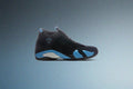 Air Jordan 14 Retro 'University Blue' - Black/White/University Blue Jordan