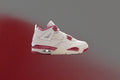 Women's Air Jordan 4 Retro 'Valentine's Day' - Pale Ivory/Sierra Red/Tough Red Jordan