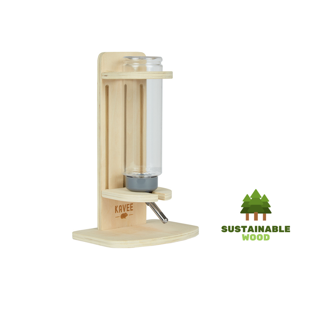 Wooden Freestanding Water Bottle Kavee Pets Ltd UK