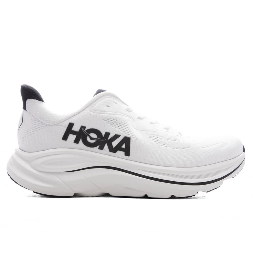 Clifton 10 - White/Black Hoka