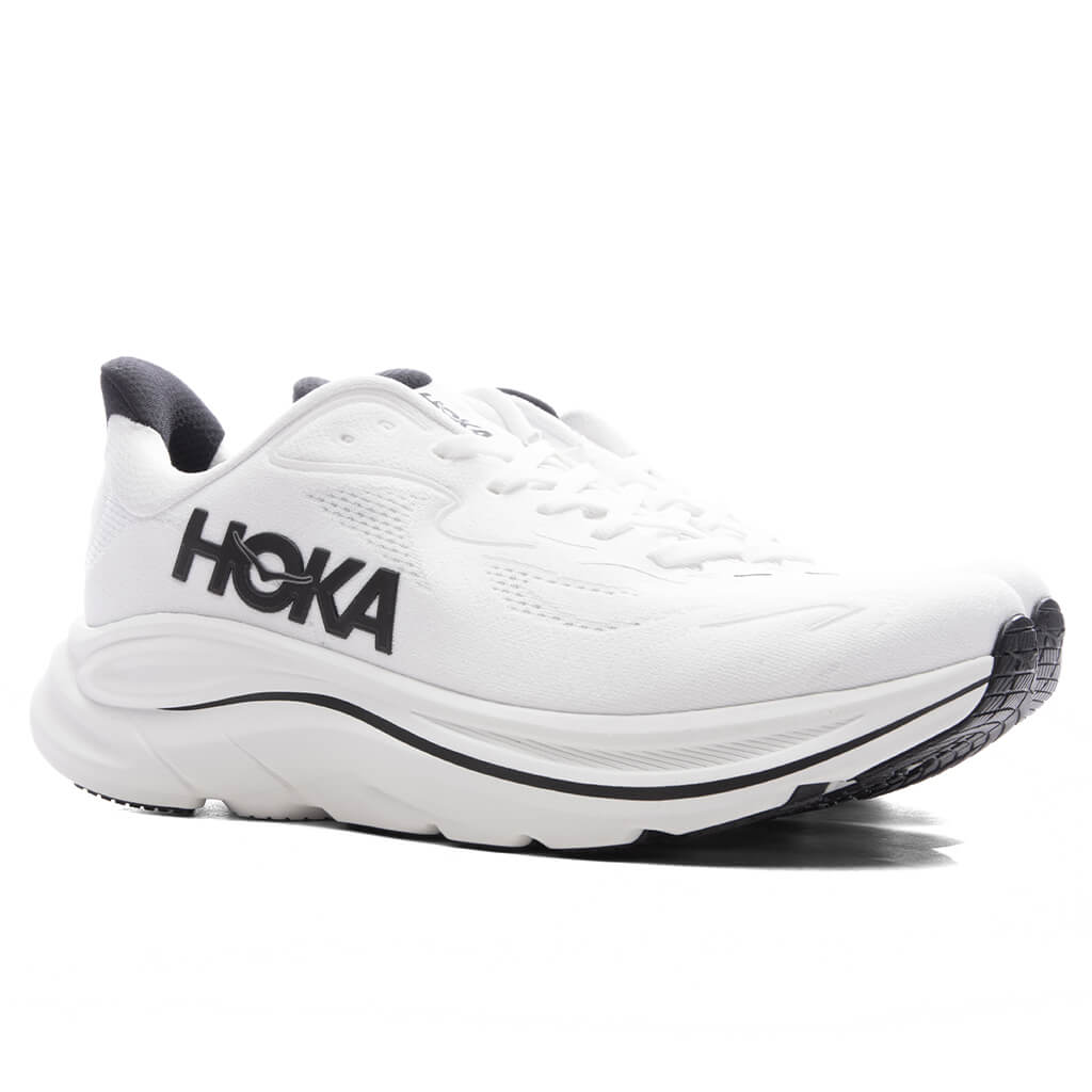 Clifton 10 - White/Black Hoka