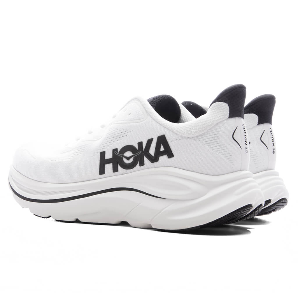 Clifton 10 - White/Black Hoka
