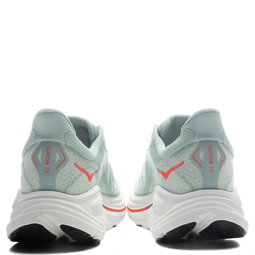 Clifton 10 - Sage/Neon Flame Hoka