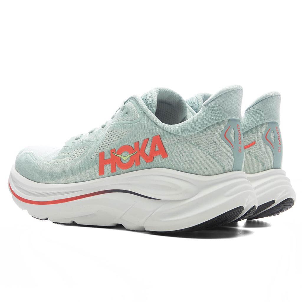Clifton 10 - Sage/Neon Flame Hoka