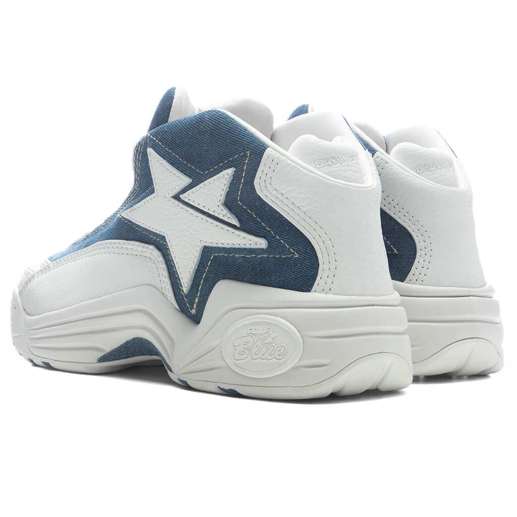 Cons Mid 'Kentucky Denim' - Federal Blue/Vintage White Converse