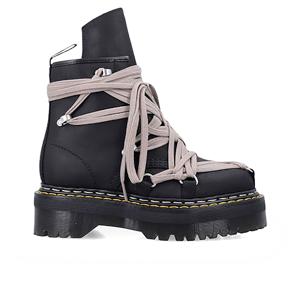 Rick Owens DRKSHDW x Dr. Martens 1460 Quad Sole Megalace Boot - Black Rick Owens DRKSHDW