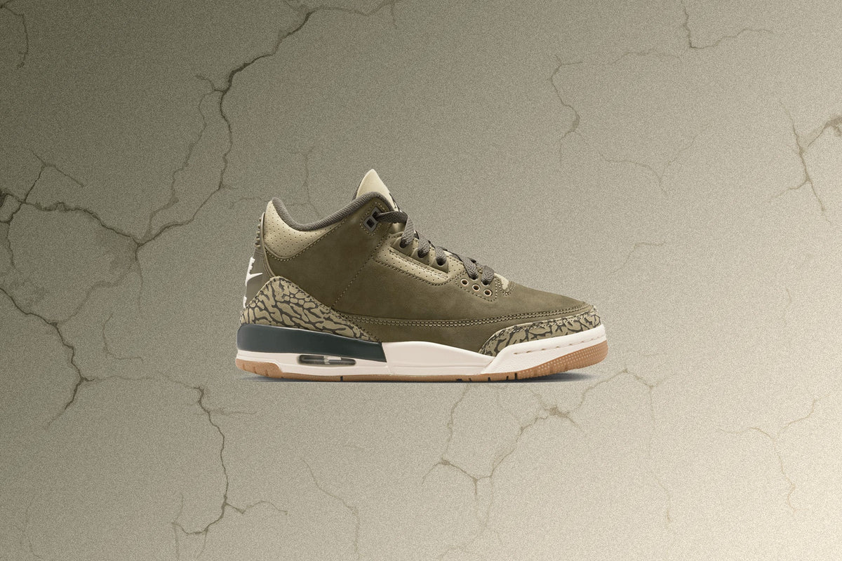 Air Jordan 3 Retro 'Family Affair' (GS) - Medium Olive/Neutral Olive/Sequoia Jordan