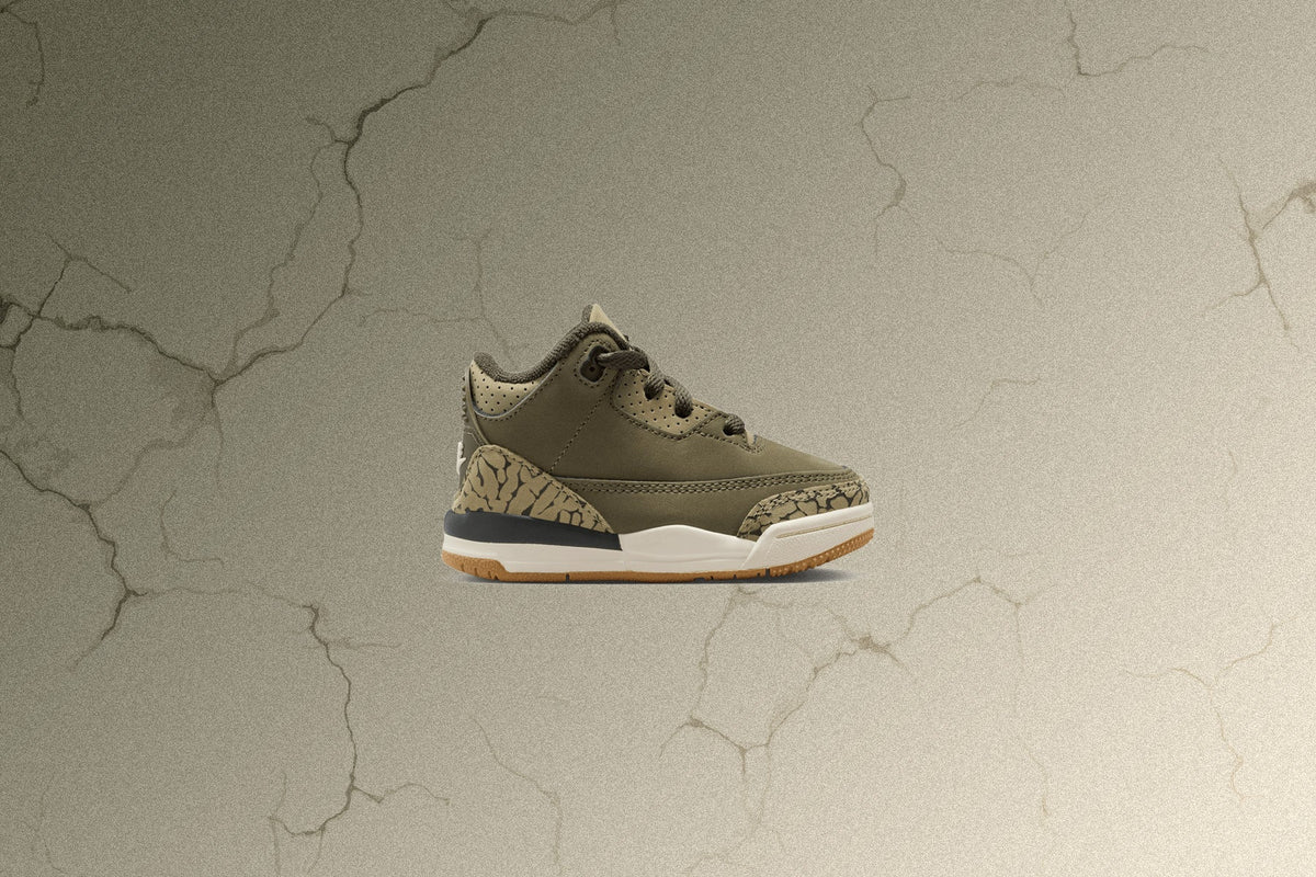 Air Jordan 3 Retro  'Family Affair' (TD) - Medium Olive/Neutral Olive/Sequoia Jordan
