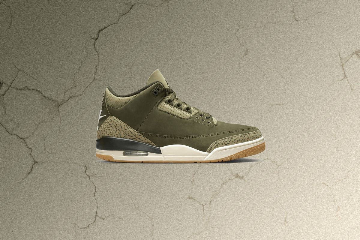 Air Jordan 3 Retro 'Family Affair' - Medium Olive/Sequoia/Neutral Olive Jordan