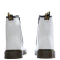 Youth 1460 Patent Leather Boots - White Patent Lamper Dr. Martens