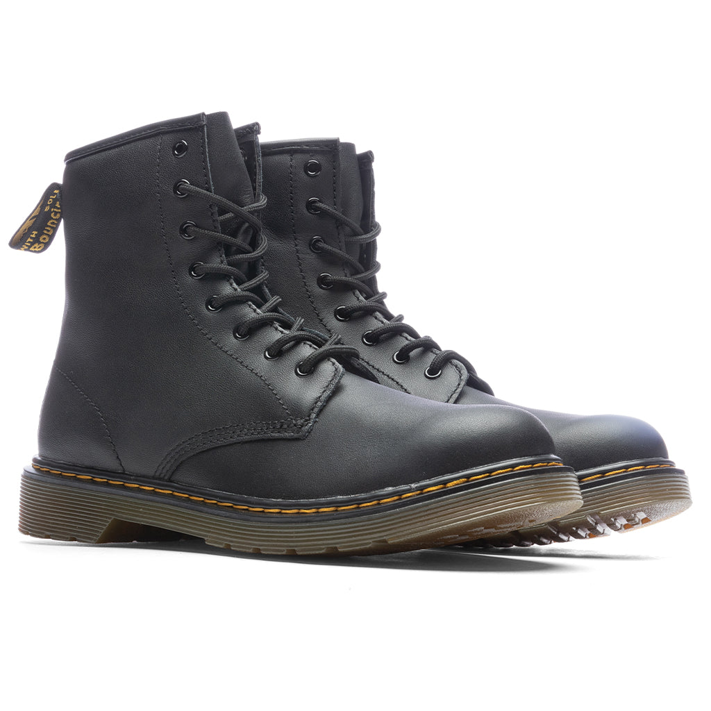 Youth 1460 Softy T Leather Lace Up Boots - Black Softy Dr. Martens