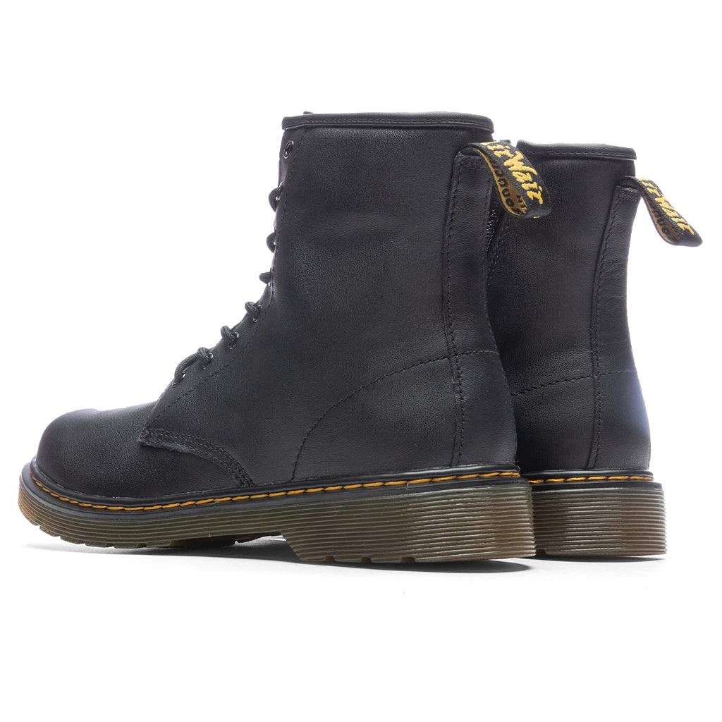 Youth 1460 Softy T Leather Lace Up Boots - Black Softy Dr. Martens