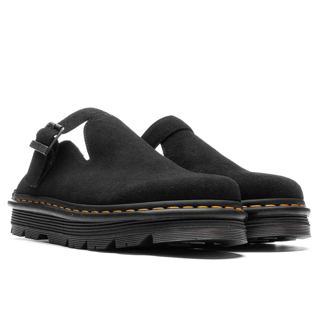 Zebzag Mule Suede - MB Black Dr. Martens