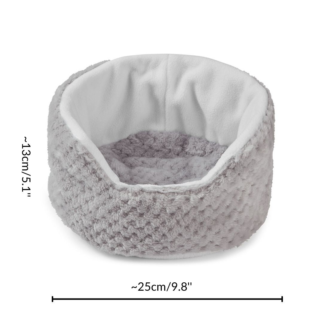 Extra Soft Cuddle Cup for Guinea Pigs | Velvet Grey Kavee Pets Ltd UK