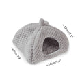 Extra Soft Fleece Hide for Guinea Pigs | Velvet Grey Kavee Pets Ltd UK