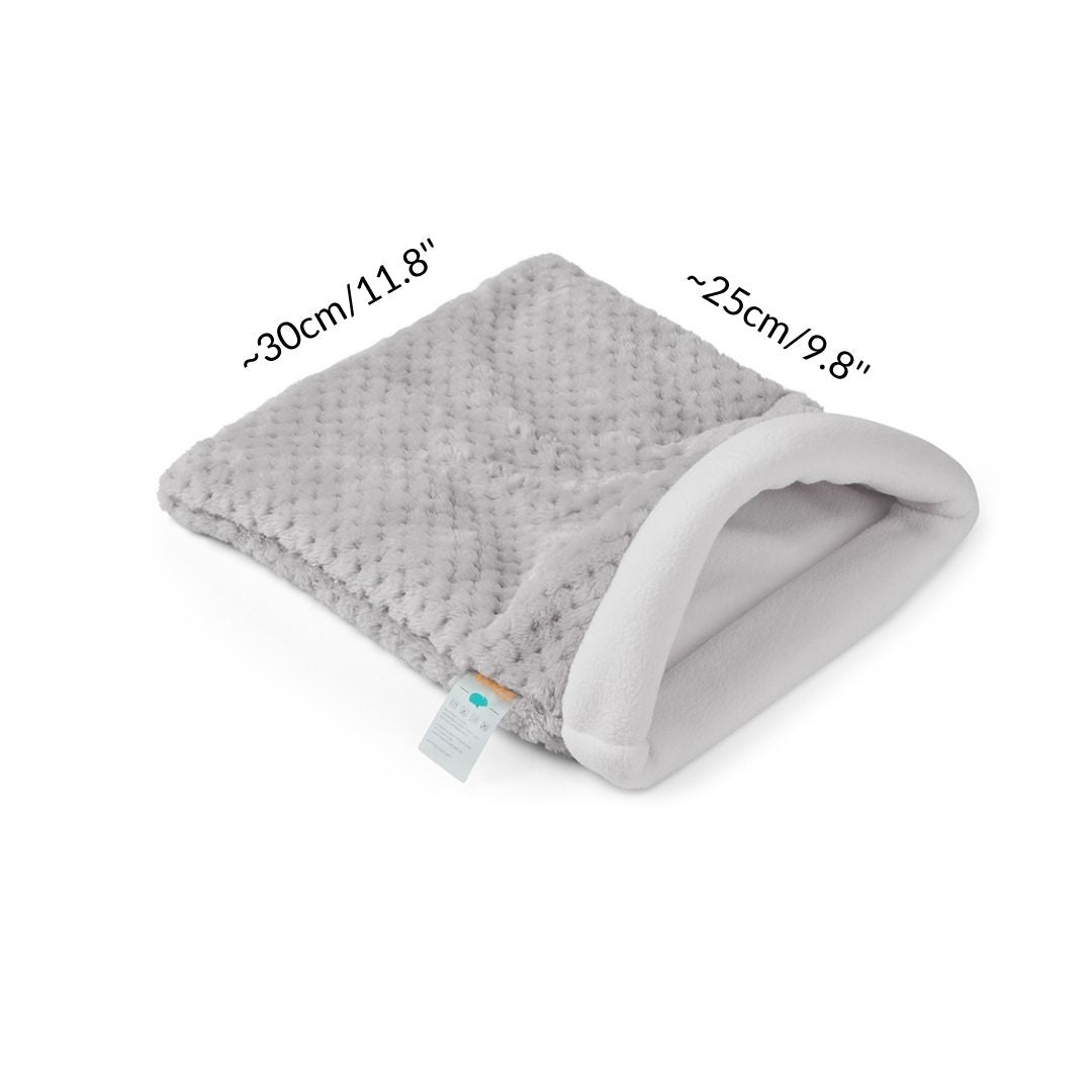 Extra Soft Sleep Sack for Guinea Pigs | Velvet Grey Kavee Pets Ltd UK