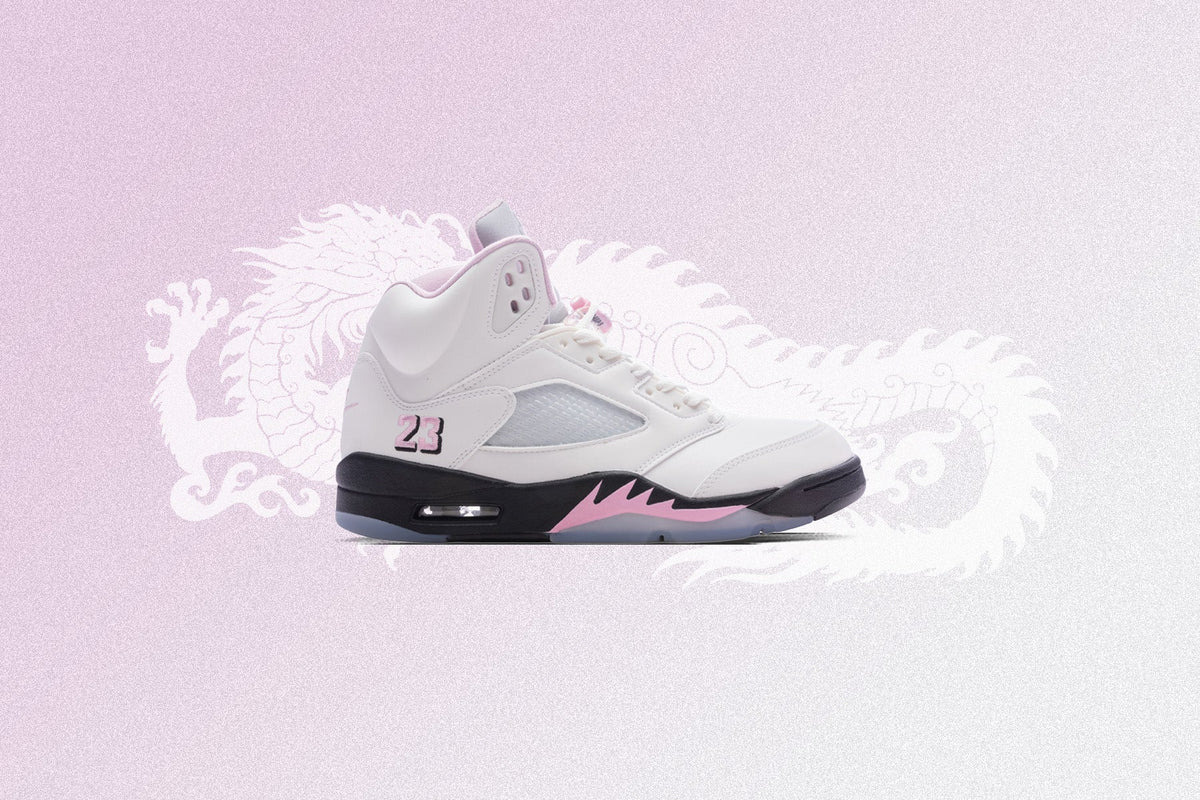 Air Jordan 5 Retro OG '35th Anniversary' - White/Med Soft Pink/Black Jordan