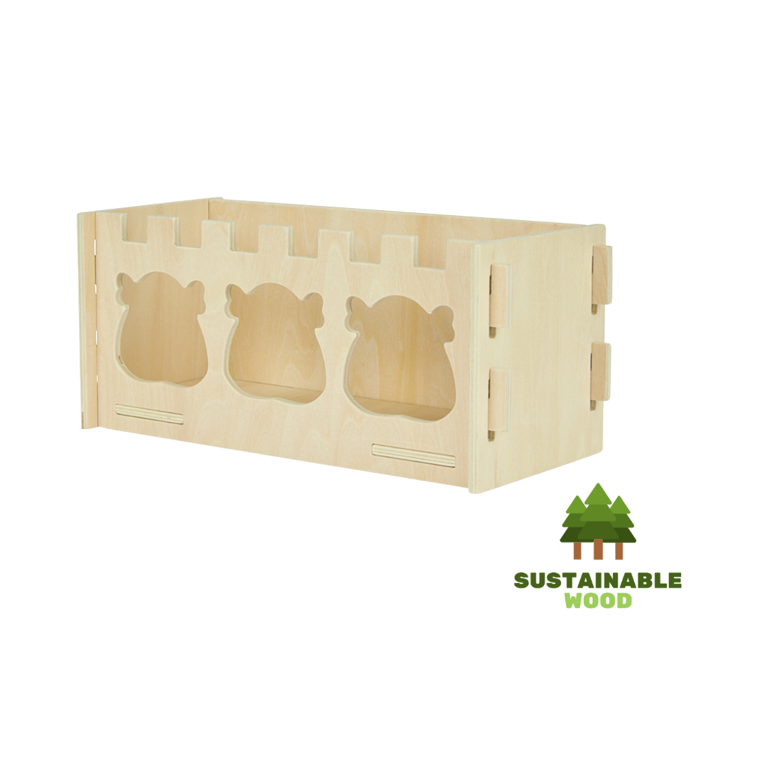 Wooden Hay Rack for Guinea Pigs | Royal Pattern Kavee Pets Ltd UK
