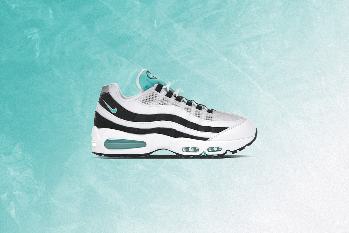 Air Max 95 OG 'Black Border' - White/Hyper Jade/Black/Metallic Silver Nike