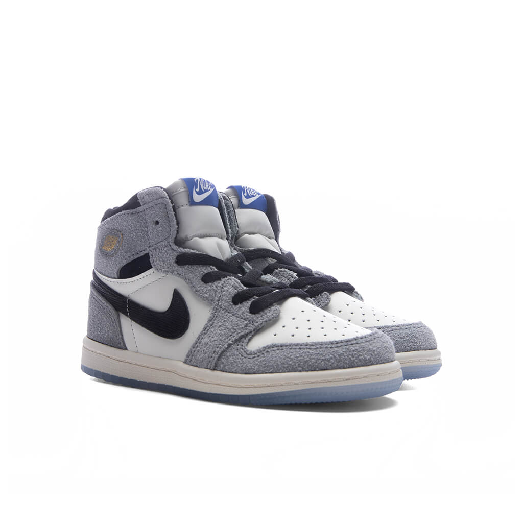 Air Jordan 1 Retro High OG 'All Star' (TD) - Cool Grey/Black/Game Royal Jordan