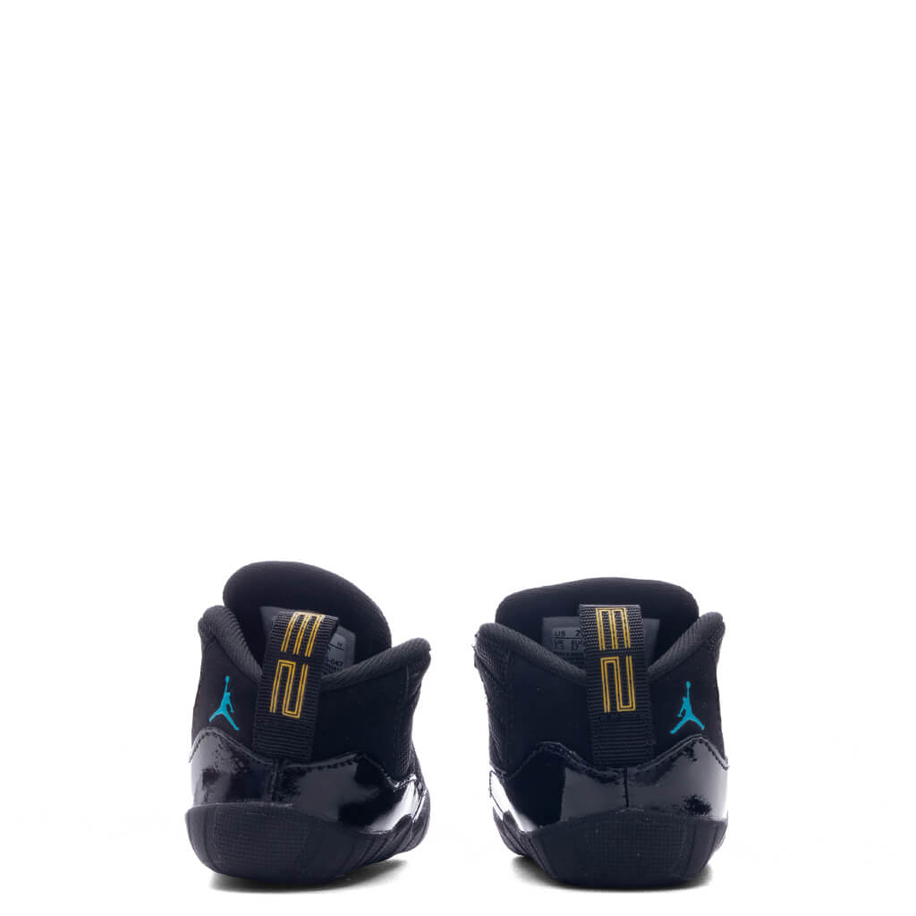 Air Jordan 11 Infant 'Gamma'- Black/Gamma Blue/Varsity Maize Jordan