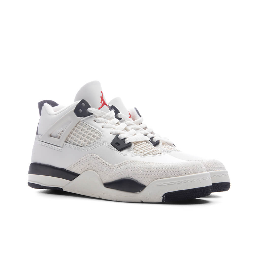 Air Jordan 4 Retro OG 'Flight Club' (PS) - Sail/Black/University Red Jordan