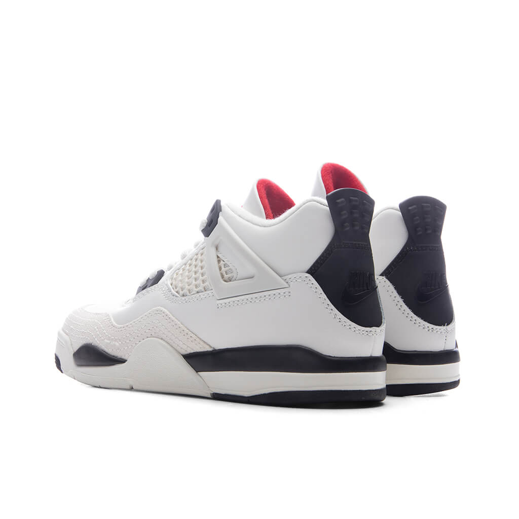 Air Jordan 4 Retro OG 'Flight Club' (PS) - Sail/Black/University Red Jordan