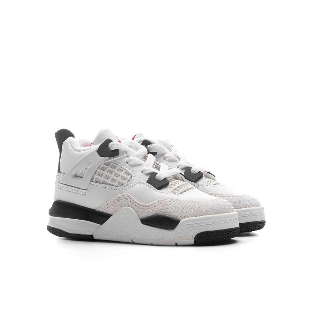 Air Jordan 4 Retro OG 'Flight Club' (TD) - Sail/Black/University Red Jordan