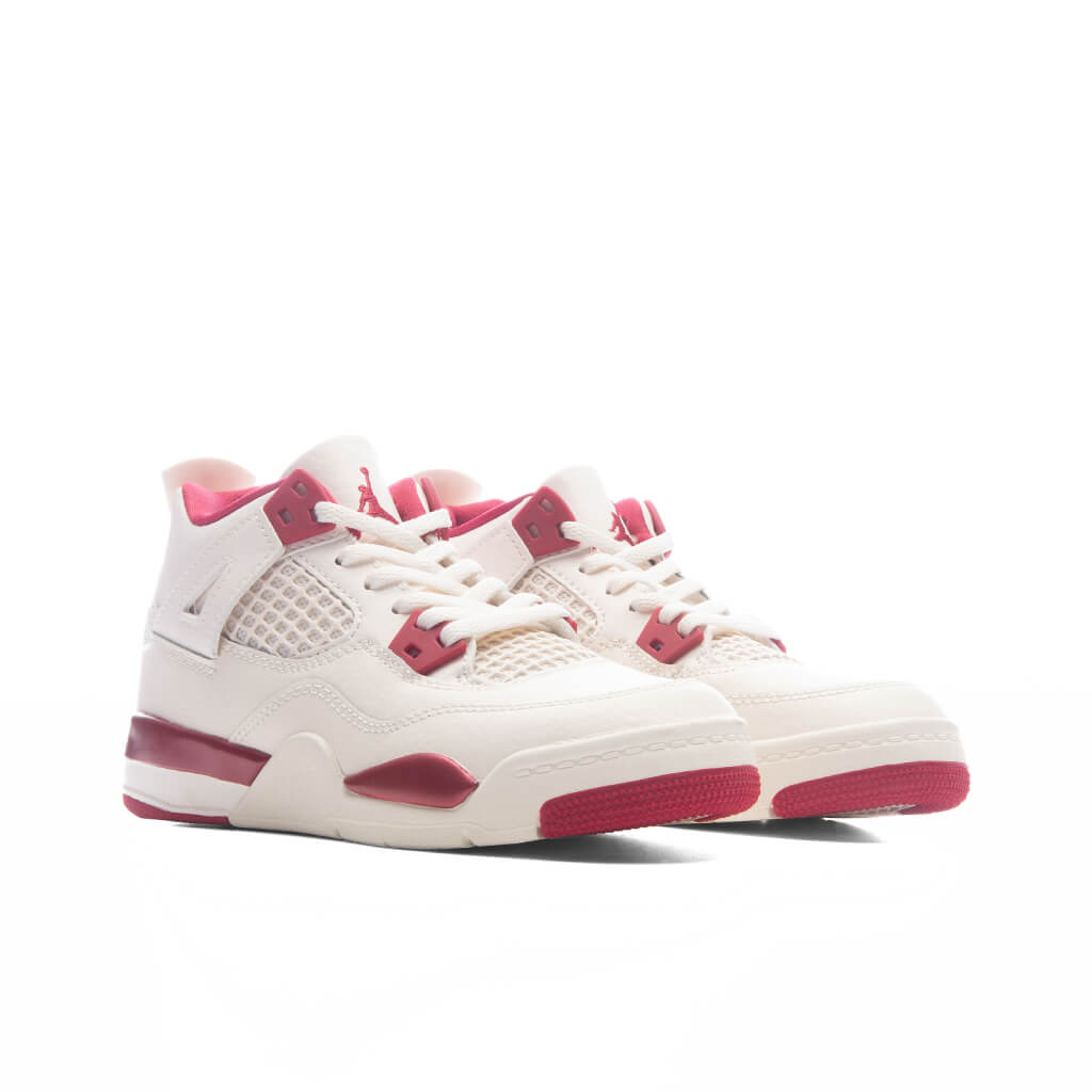 Air Jordan 4 Retro 'Valentine's Day' (PS) - Pale Ivory/Sierra Red Jordan