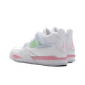 Air Jordan 4 Retro 'Valentine's Day' (PS) - White/Medium Soft Pink/Half Blue Jordan