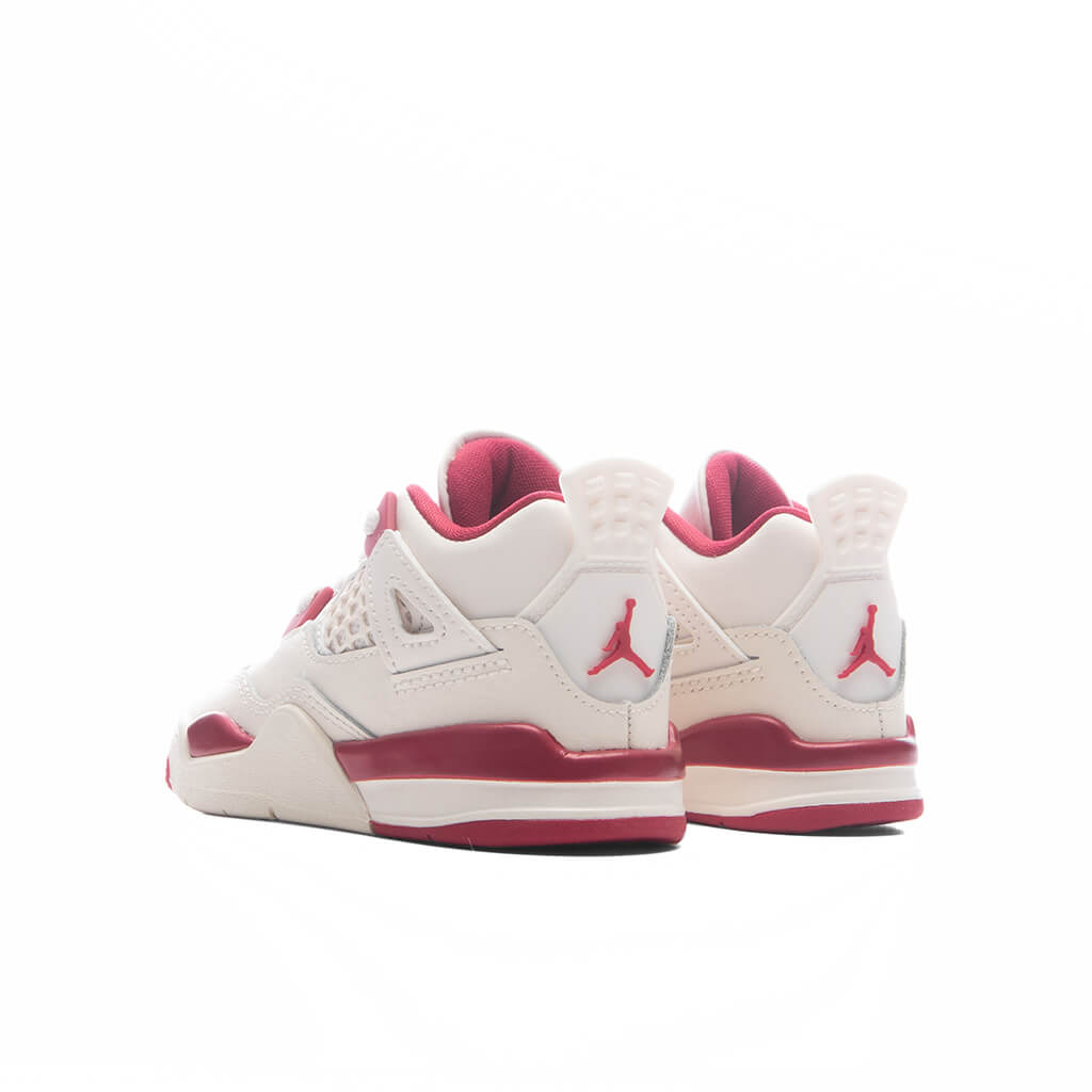 Air Jordan 4 Retro 'Valentine's Day' (TD) - Pale Ivory/Sierra Red Jordan