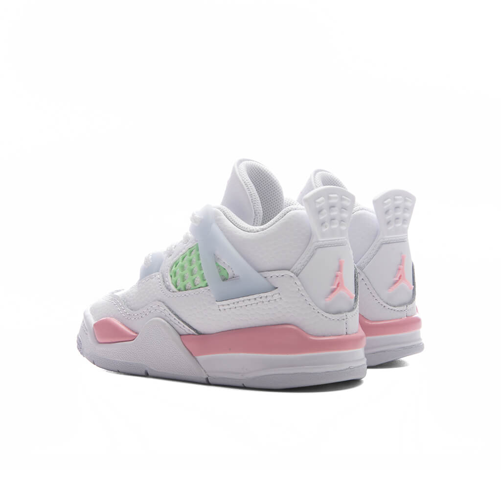 Air Jordan 4 Retro 'Valentine's Day' (TD) - White/Medium Soft Pink/Half Blue Jordan