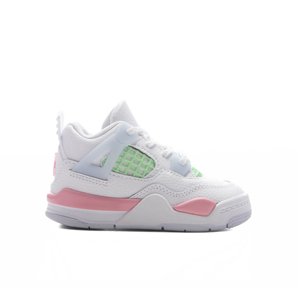 Air Jordan 4 Retro 'Valentine's Day' (TD) - White/Medium Soft Pink/Half Blue Jordan